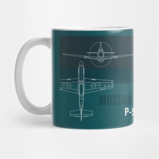 P-51 Mustang: Legendary Wings Mug